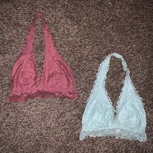 2 Victoria’s Secret PINK Bralette’s